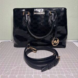 Michael Kors Camille Medium Satchel Patent *DAMAGED*